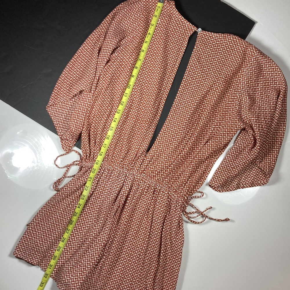 Faithfull The Brand Romper, Plunge V Neck & Back Keyhole, EUC - Picture 5 of 8